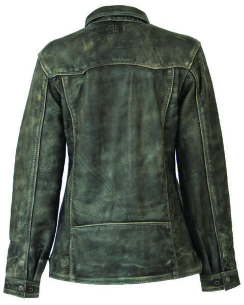Image #2 - STS Ranchwear Women's Ranch Hand Leather Jacket , Dark Grey, hi-res