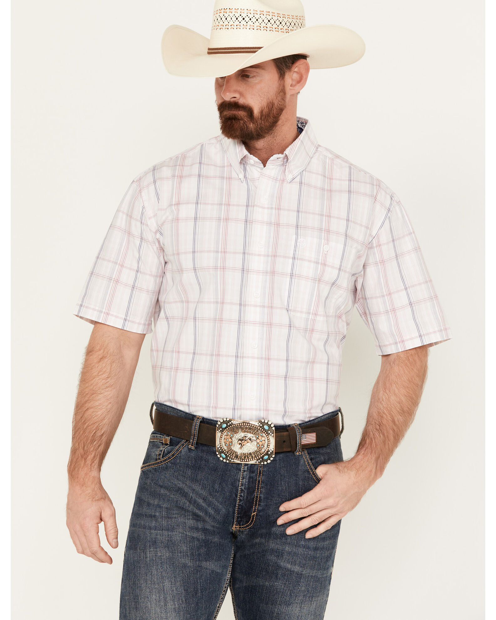 George strait white dress shirt cheap