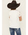 Image #4 - Shyanne Girls' Bow Horseshoe Embroidered Short Sleeve Tee, Pink, hi-res