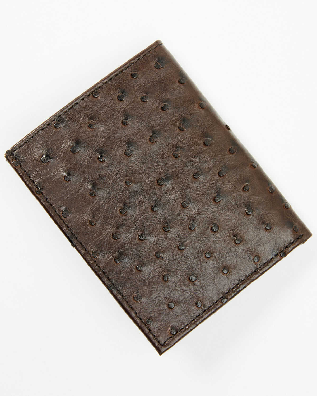 Image #3 - Cody James Black 1978® Men's Dawson Exotic Full-Quill Ostrich Bifold Wallet, Dark Brown, hi-res