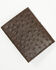 Image #3 - Cody James Black 1978® Men's Dawson Exotic Full-Quill Ostrich Bifold Wallet, Dark Brown, hi-res