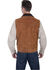 Image #2 - Scully Men's Two Tone Concealed Carry Suede Vest, Coffee, hi-res