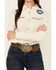 Image #3 - Shyanne Women's Western Embroidered Long Sleeve Snap Western Shirt, Cream, hi-res