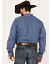 Image #4 - Cinch Men's Geo Print Long Sleeve Button Down Western Shirt, Blue, hi-res