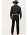 Image #3 - Rock & Roll Denim Men's Boot Barn Exclusive Pistol Dark Wash Stackable Straight Reflex Stretch Denim Jeans, Dark Wash, hi-res