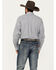 Image #4 - Cinch Men's Medallion Print Long Sleeve Button-Down Western Shirt, Light Blue, hi-res