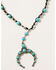 Shyanne Women's Midnight Sky Crescent Turquoise Stone Set, Silver, hi-res