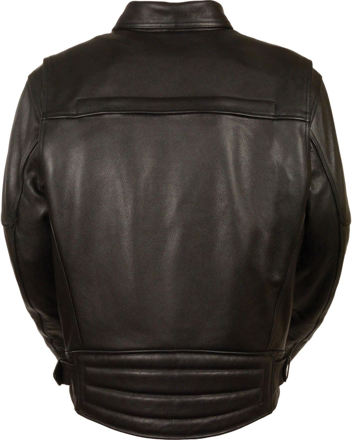 Image #3 - Milwaukee Leather Men's Side Set Belt Utility Pocket Motorcycle Jacket, Black, hi-res