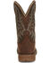 Image #5 - Justin Men's Rush Short Base Performance Western Boots - Broad Square Toe, Brown, hi-res