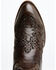 Image #6 - El Dorado Men's Basket Weave Western Boots - Round Toe, Brown, hi-res