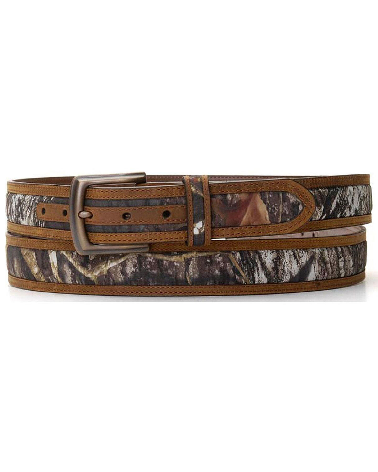 M F Western Men s Mossy Oak Camo Belt Big Sheplers