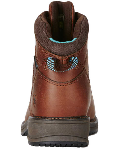 Image #3 - Ariat Women's Casual Lace Work Boots - Composite Toe, Brown, hi-res