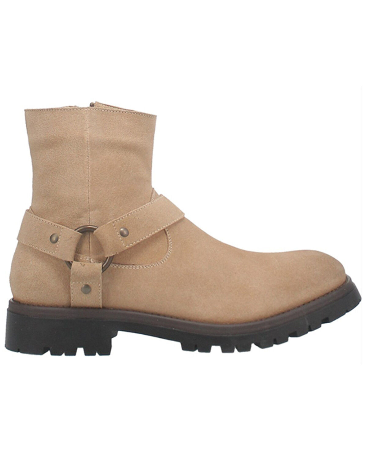 Image #2 - Dingo Men's Road Trip Ankle Boots - Round Toe, Off White, hi-res