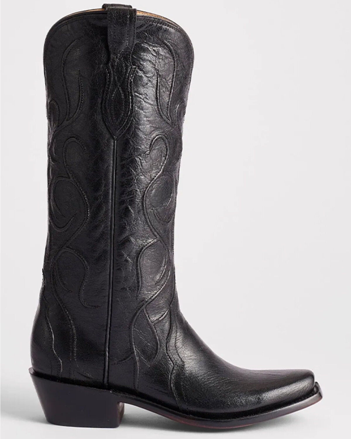 Image #2 - Lucchese Women's Patsy Western Boots - Square Toe, Black, hi-res