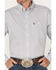 George Strait by Wrangler Men's Long Sleeve Button Down One Pocket Print Western Shirt, Red, hi-res