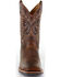 RANK 45 Men's Xero Gravity Unit Outsole Western Performance Boots - Broad Square Toe, Brown, hi-res