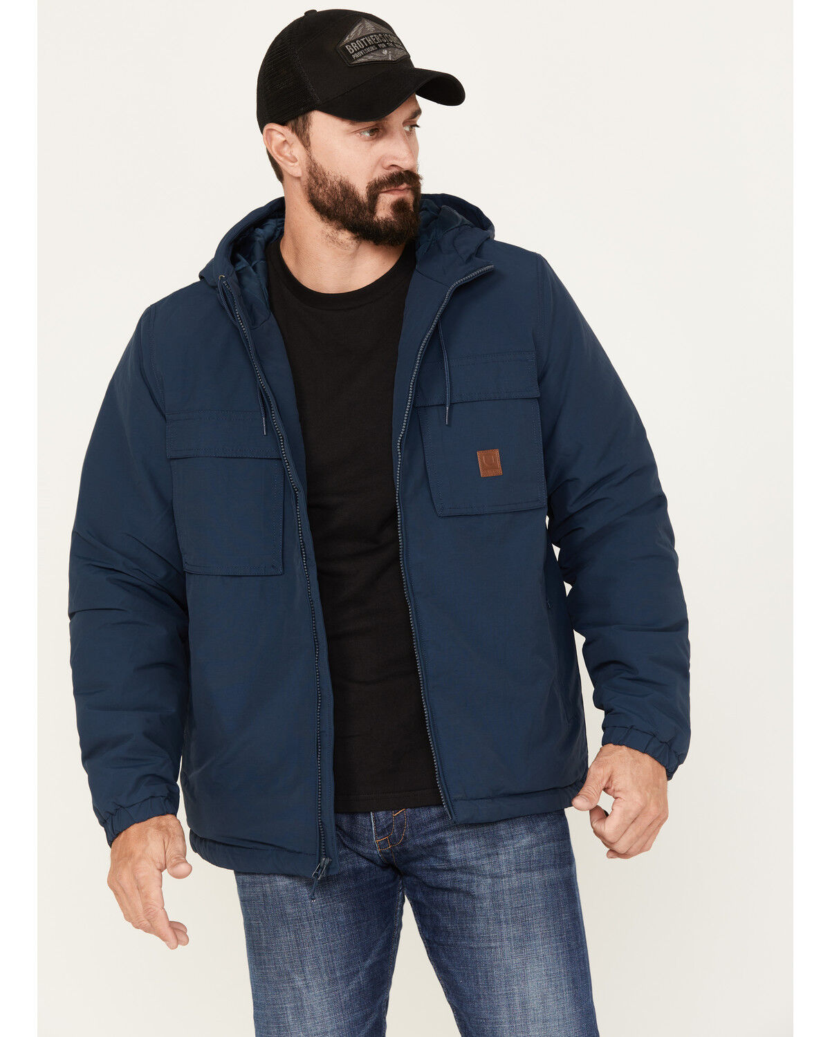 Image #1 - Brixton Men's Buck Jacket, Teal, hi-res