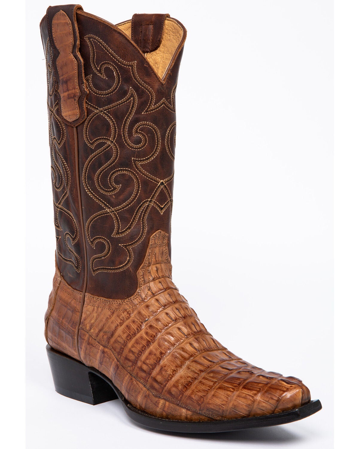 Image #1 - Moonshine Spirit&reg; Men's Rock City Fuscus Caiman Western Boots - Snip Toe, , hi-res