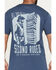 Image #4 - Ariat X Sendero Men's Second Rodeo Short Sleeve Graphic T-Shirt, Blue, hi-res