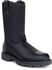 Image #1 - Rocky Men's Pull On Wellington Boots - Soft Toe, Black, hi-res