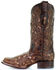 Image #3 - Corral Women's Inlay and Stud Accents Boots - Square Toe, Brown, hi-res