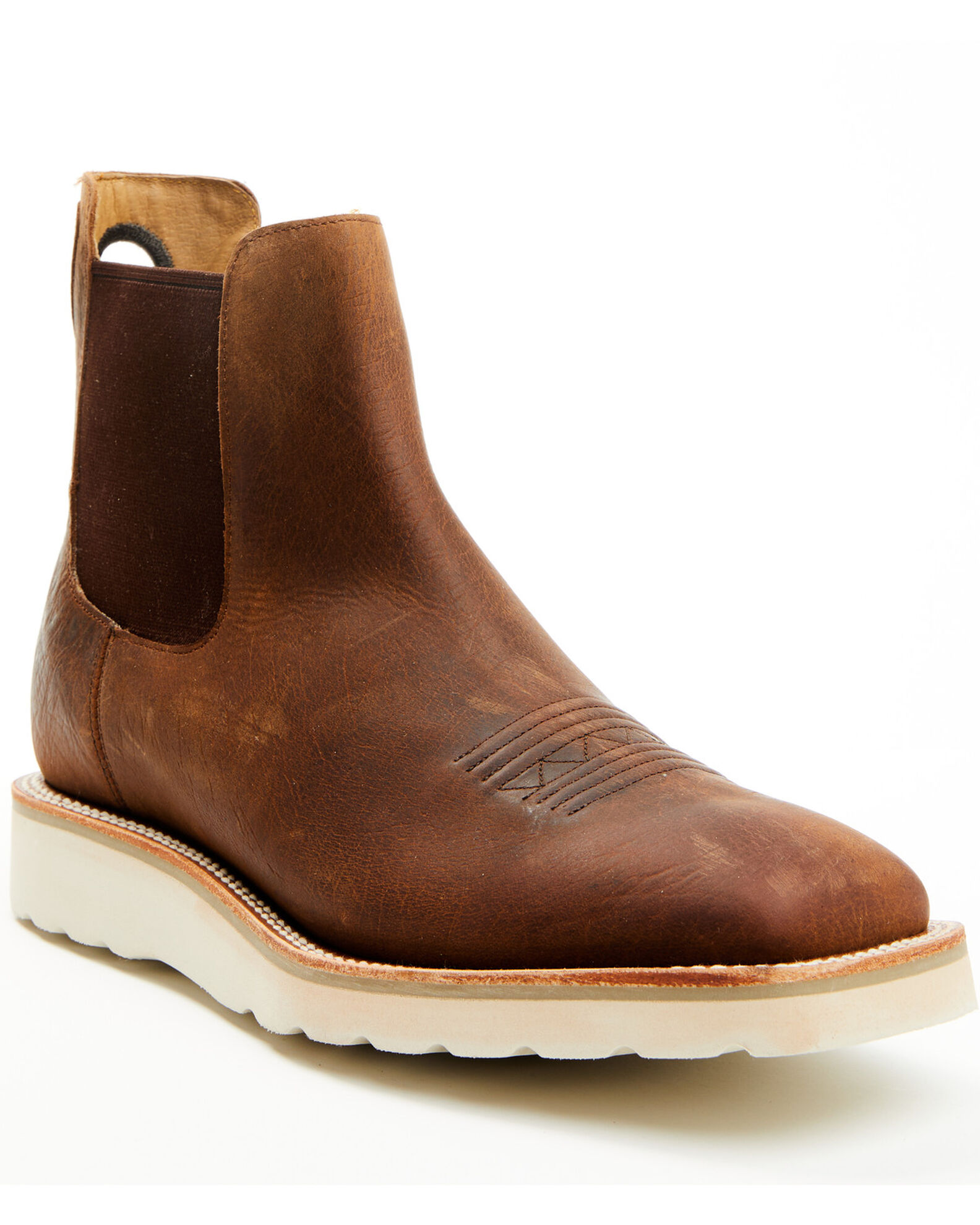 Distressed chelsea boots outlet