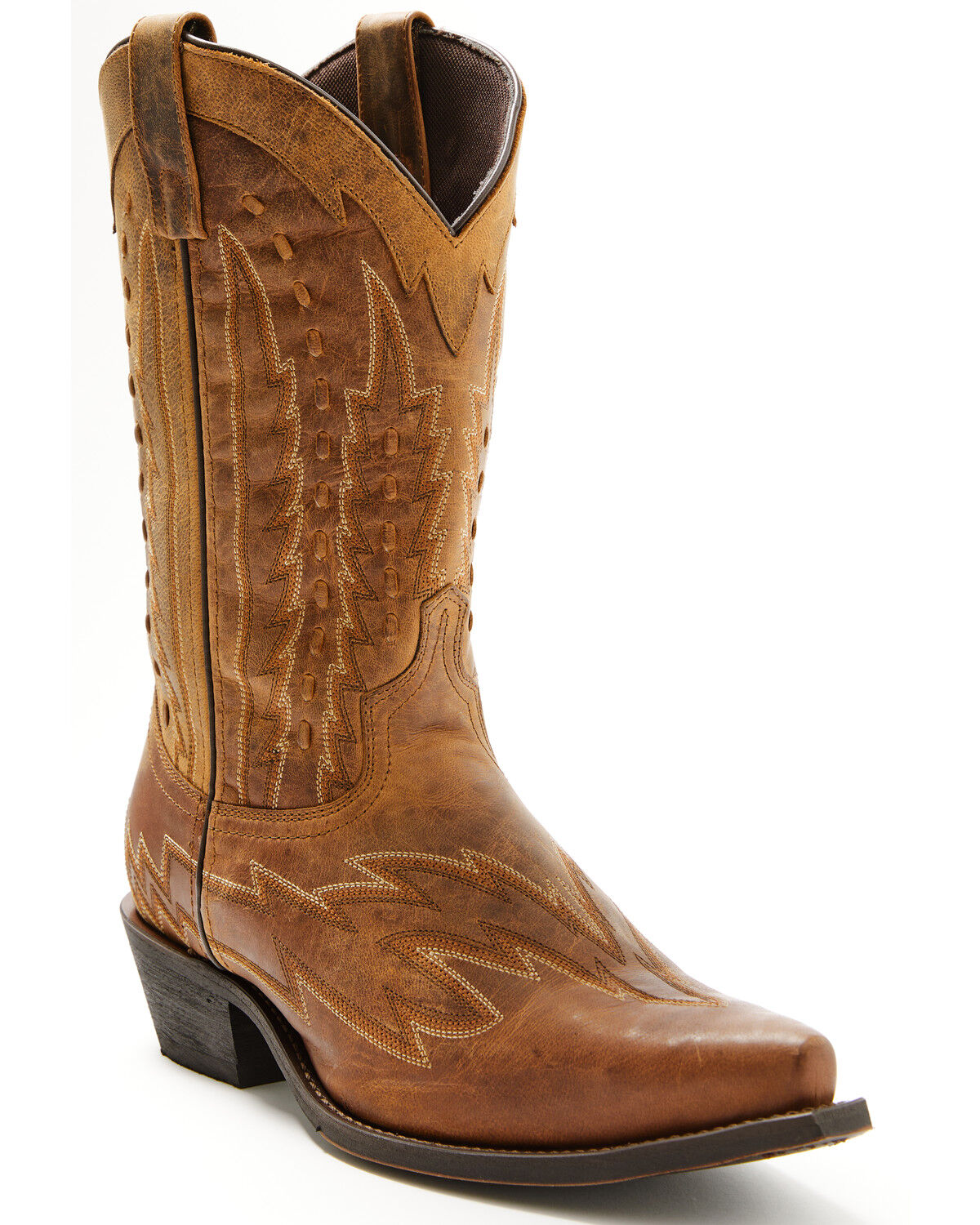 Image #1 - Laredo Men's Silverdale Western Boot - Snip Toe, Tan, hi-res