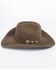 Image #5 - American Hat Co. Men's Pecan 7X Fur Felt Self Buckle Felt Cowboy Hat, , hi-res