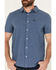 Image #3 - Brixton Men's Charter Short Sleeve Button-Down Shirt, Blue, hi-res