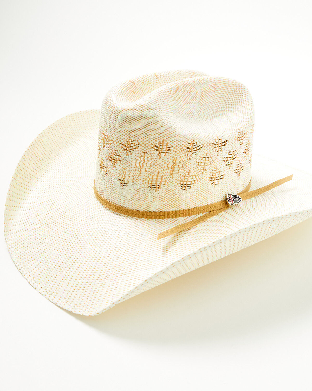 Image #1 - Justin Colt 20X Straw Cowboy Hat, Natural, hi-res