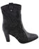 Image #3 - Milwaukee Leather Women's Studded Overlay Western Boots - Round Toe, Black, hi-res