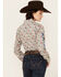 Image #4 - Ariat Women's Boot Barn Exclusive Team Kirby Floral Print Long Sleeve Button-Down Western Shirt, Beige, hi-res