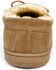 Image #5 - Superlamb Men's Shearling Slippers - Moc Toe, Medium Brown, hi-res