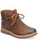 Image #1 - Born Women's Calyn Wedge Booties - Round Toe, Brown, hi-res