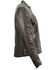 Image #2 - Milwaukee Leather Women's Crinkle Arm Lightweight Racer Leather Jacket, Black, hi-res