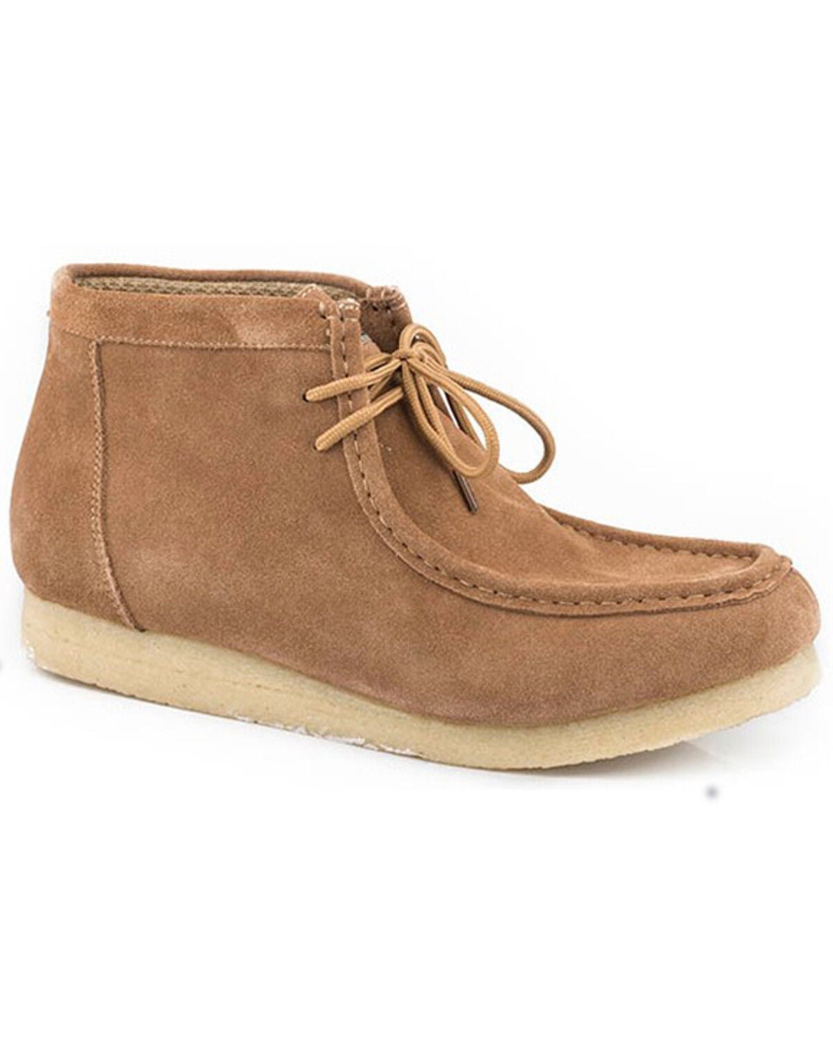 Image #1 - Roper Men's Gum Sticker Two-Eyelet Casual Lace-Up Chukka Shoes - Moc Toe, Tan, hi-res