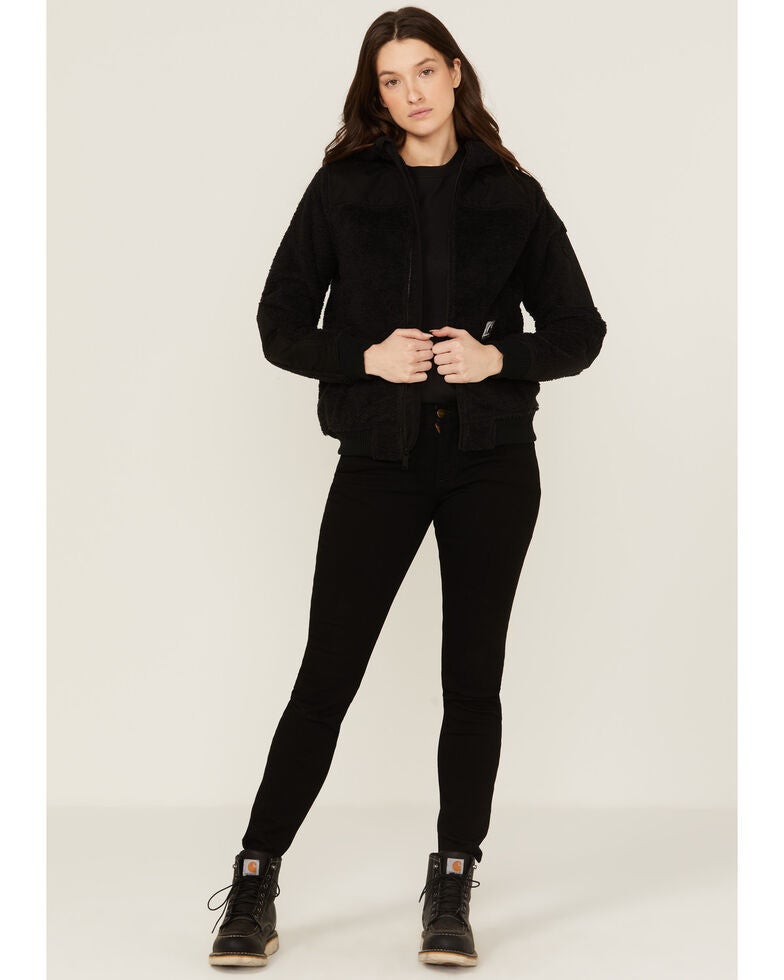 Carhartt Women's Black Yukon Extremes Wind Fighter Fleece Active Jacket