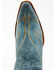 Image #6 - Planet Cowboy Women's Steel My Blues Psychedelic Suede Leather Western Boot - Snip Toe, Blue, hi-res