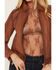 Image #3 - Mauritius Leather Women's Sunny Leather Jacket, Cognac, hi-res