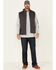 Ariat Men's Rebar Gray Washed Duracanvas Insulated Zip-Front Work Vest , Grey, hi-res