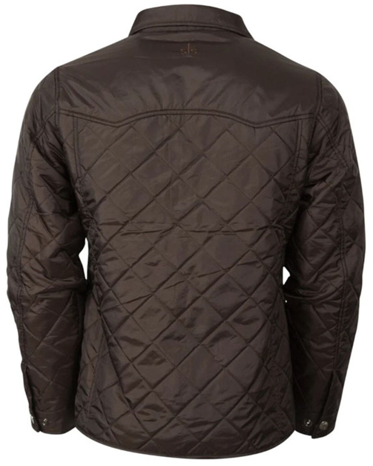 Image #2 - STS Ranchwear by Carroll Men's Cassidy Quilted Jacket - Big, Chocolate, hi-res