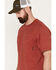 Image #2 - Hawx Men's Forge Short Sleeve Pocket T-Shirt, Red, hi-res