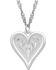 Image #1 - Montana Silversmiths Women's Just My Heart Necklace, Silver, hi-res