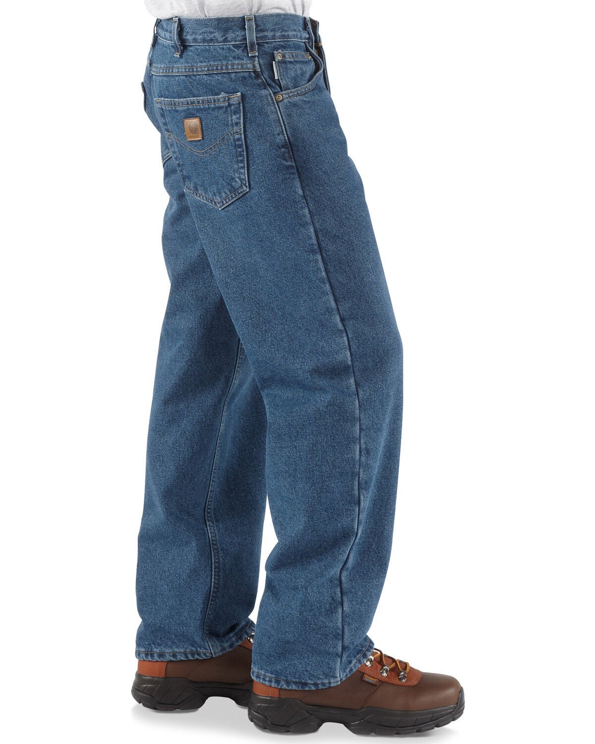 carhartt fleece lined carpenter jeans