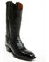 Image #1 - Tony Lama Men's Nile Lightwood Exotic Caiman Western Boots - Square Toe, Black, hi-res