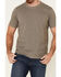 Image #3 - North River Men's Solid Slub Short Sleeve T-Shirt , Grey, hi-res