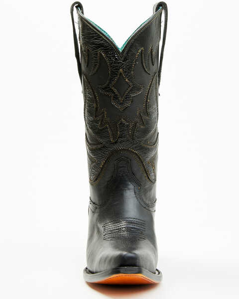 Image #4 - Corral Women's Overlay Western Boots - Snip Toe, Black, hi-res