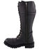 Milwaukee Leather Women's Front Toe Cap Riding Boots - Round Toe, Black, hi-res