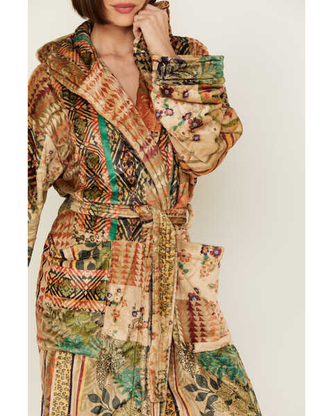 Image #3 - Johnny Was Women's Fria Patch Cozy Robe, Multi, hi-res