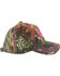 Cowgirl Up Women's Mossy Oak Ball Cap, Pink, hi-res